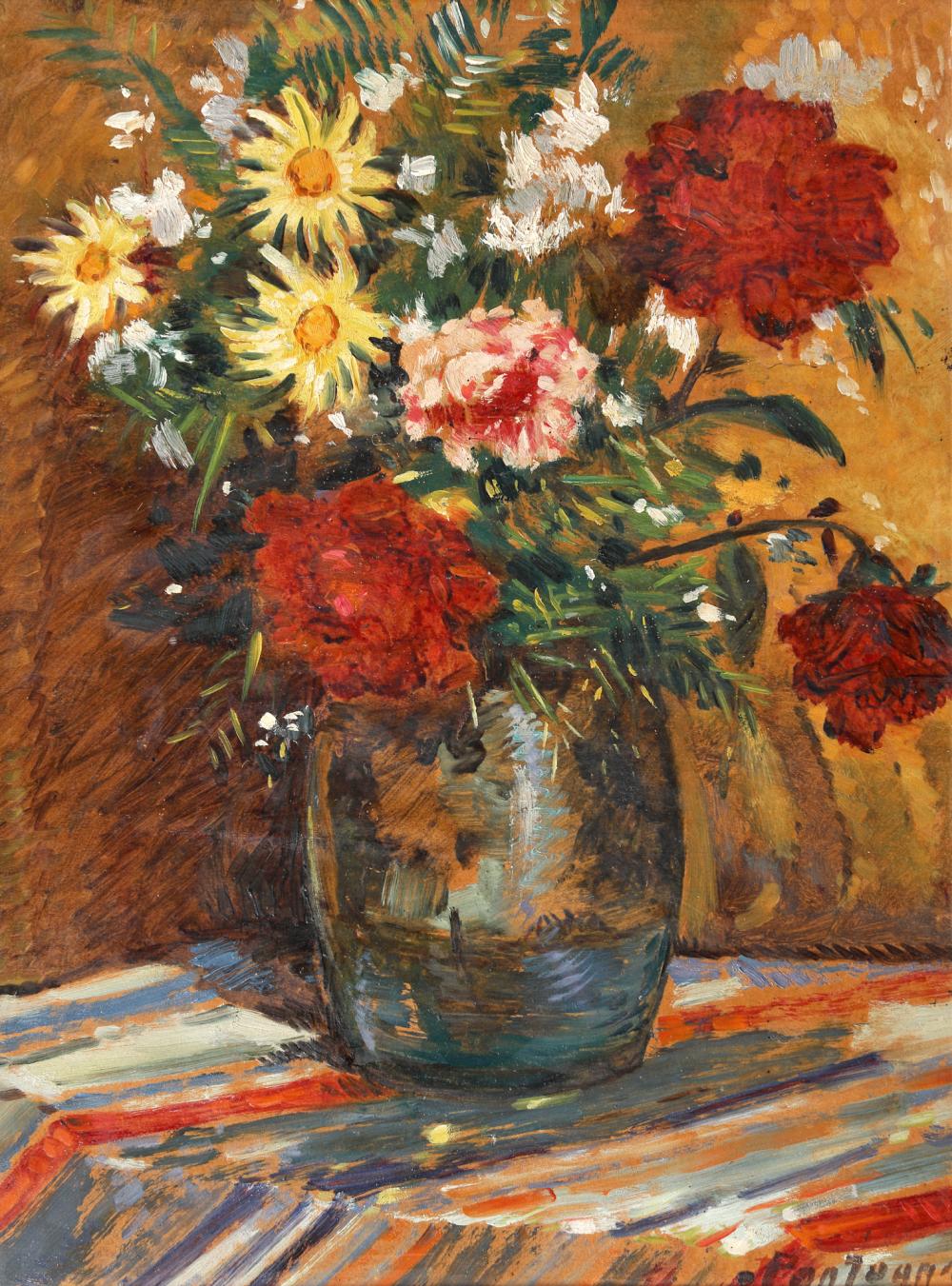 Pan Ioanid comparable auction result: pan ioanid summer flowers