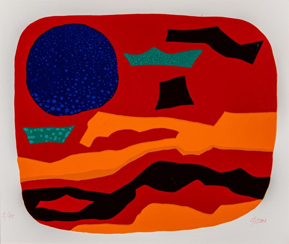 l on gischia come la luna · Art-Rite · 2022-09-08 Léon Gischia comparable auction result: l on gischia come la luna
