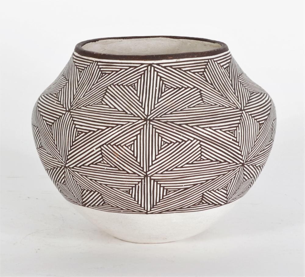 Marie Zieu Chino comparable auction result: marie zieu chino acoma vase 1950