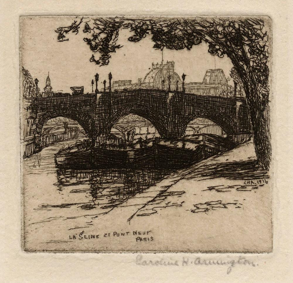 Caroline Helena Armington comparable auction result: caroline helena wilkinson armington la seine