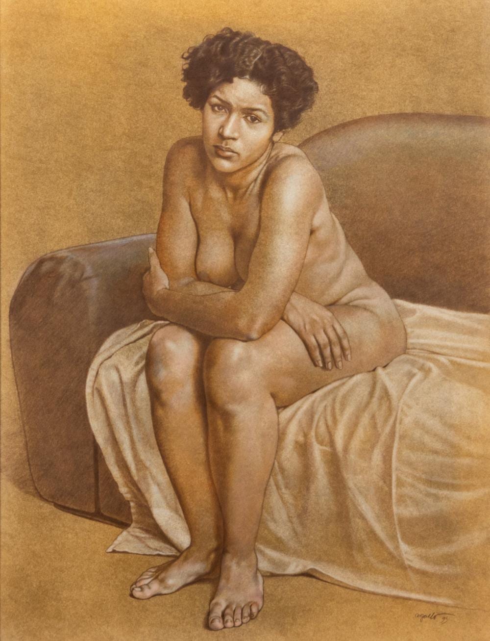 Heriberto Cogollo comparable auction result: heriberto cogollo columbian b 1945 dessin pour mlle bastet 1993