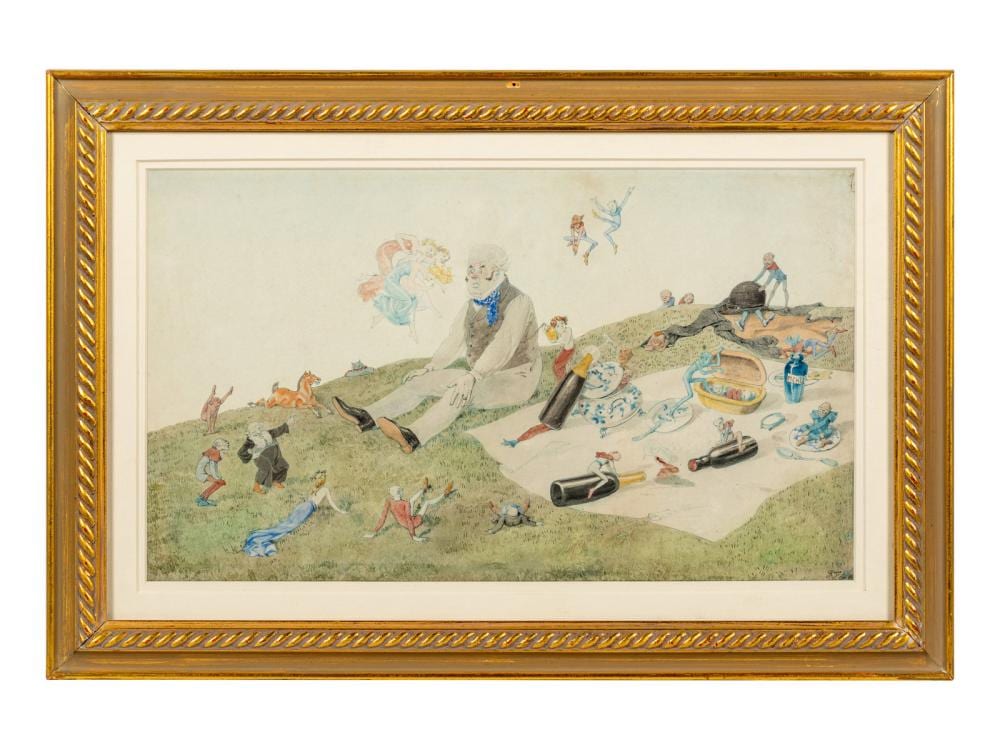 Charles Altamont Doyle comparable auction result: charles altamont doyle british 1832 1893 fairies picnic 1882
