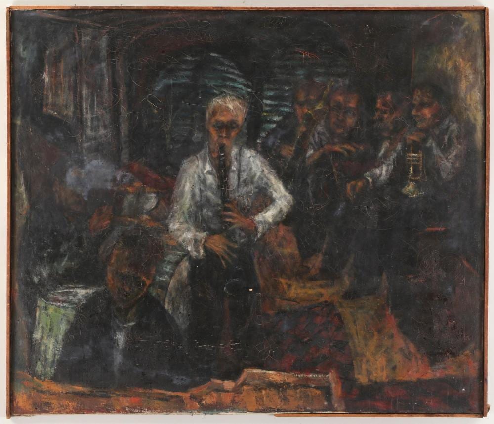 Barrie Cooke comparable auction result: barrie cooke british 1931 2014