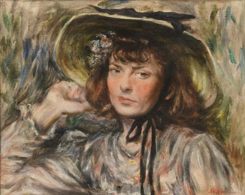 Roswell Theodore Weidner comparable auction result: roswell theodore weidner american 1911 1999 the leghorn hat