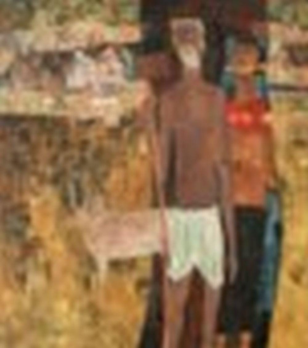 j sultan ali 1920 1990 old shepherd oil on canvas 36 x 32 in 91 4 x 81 · Christie's · 2022-09-21 J. Sultan Ali comparable auction result: j sultan ali 1920 1990 old shepherd oil on canvas 36 x 32 in 91 4 x 81