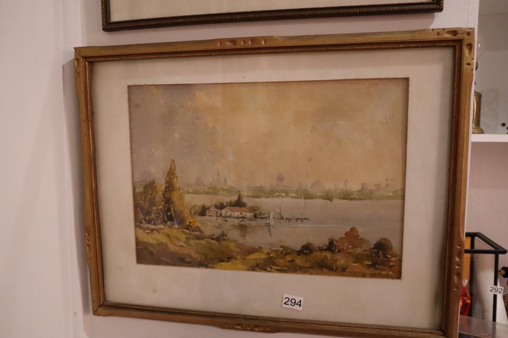 Cyril Dillon comparable auction result: cyril dillon australia 1883 1974 melbourne from albert park lake waterc