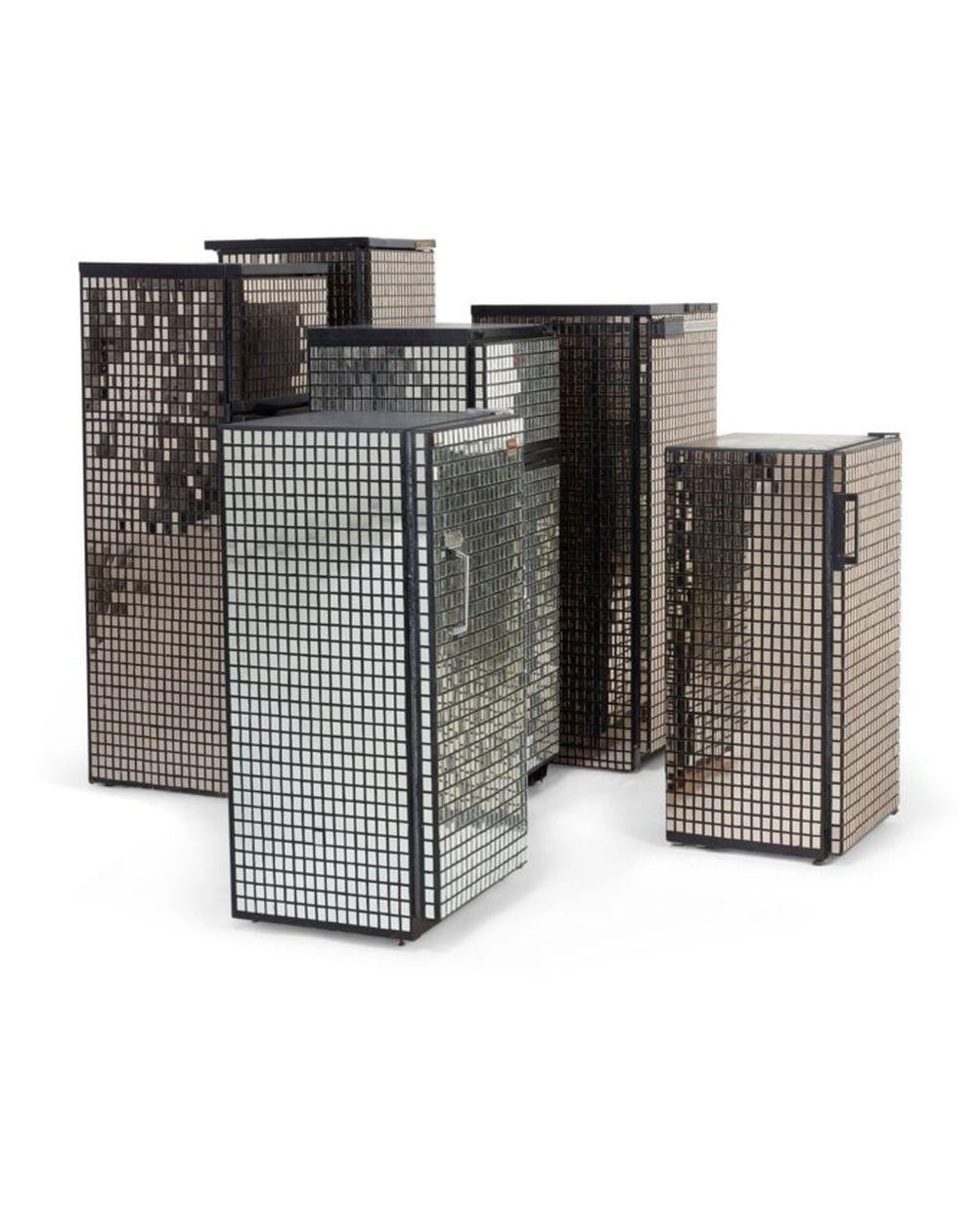 kader attia n en 1970 untitled skyline r frig rateurs peinture noire · Christie's · 2022-09-21 Kader Attia comparable auction result: kader attia n en 1970 untitled skyline r frig rateurs peinture noire