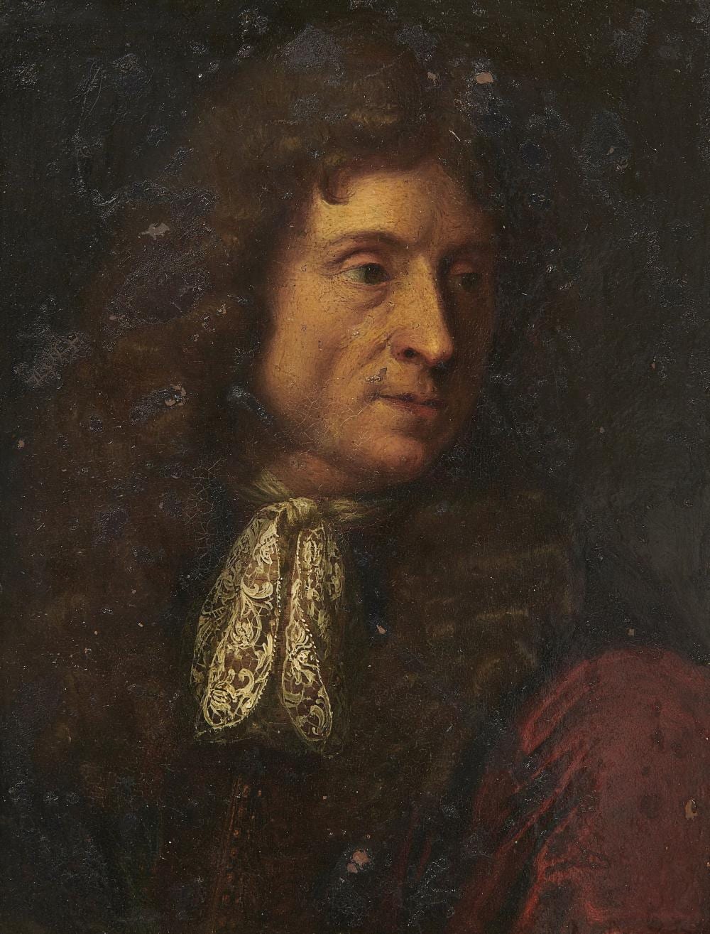 Antoine-François (1741) Callet comparable auction result: ecole fran aise du xviie si cle portrait d un homme de robe huile sur cuivre