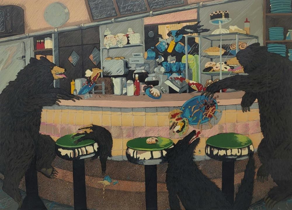 Anne Coe comparable auction result: anne coe signed ltd ed serigraph