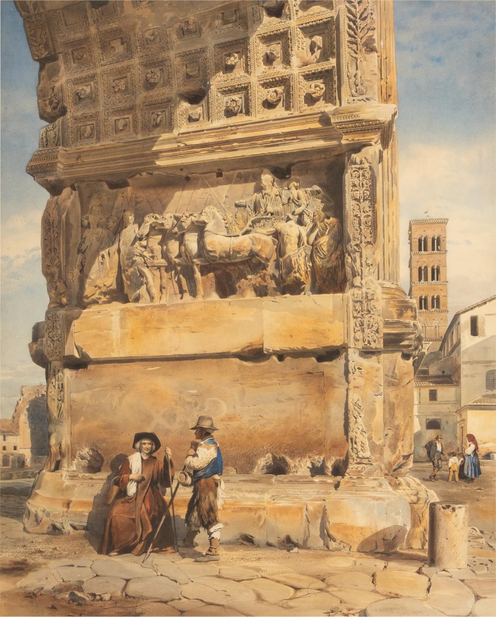 Thomas Hartley Cromek comparable auction result: thomas hartley cromek 1809 1873 roman ruins