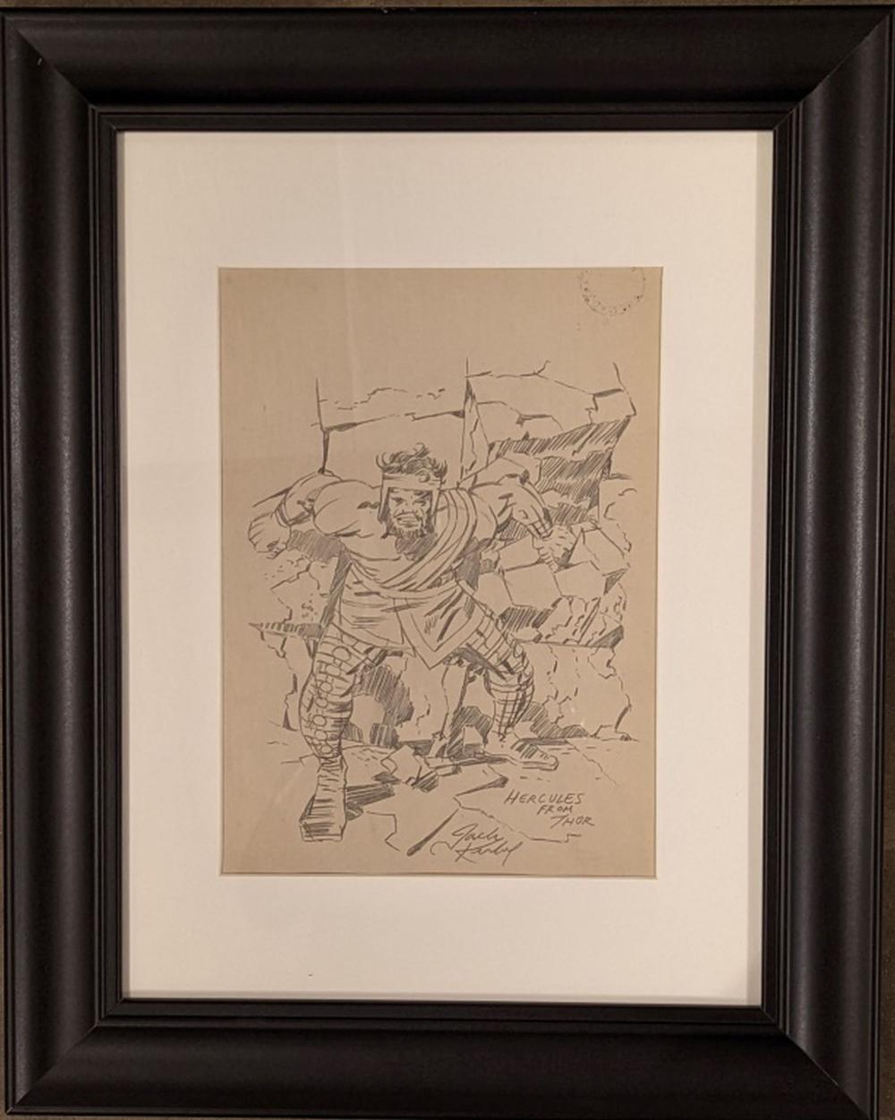 original in the manner of jack kirby hercules · Four Seasons Auction Gallery · 2022-10-02 Jack Kirby comparable auction result: original in the manner of jack kirby hercules