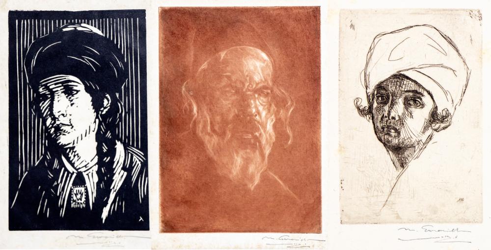meir gur aryeh 1891 1951 three prints bezalel jerusalem · Pasarel · 2022-09-19 Meir Gur-Aryeh comparable auction result: meir gur aryeh 1891 1951 three prints bezalel jerusalem