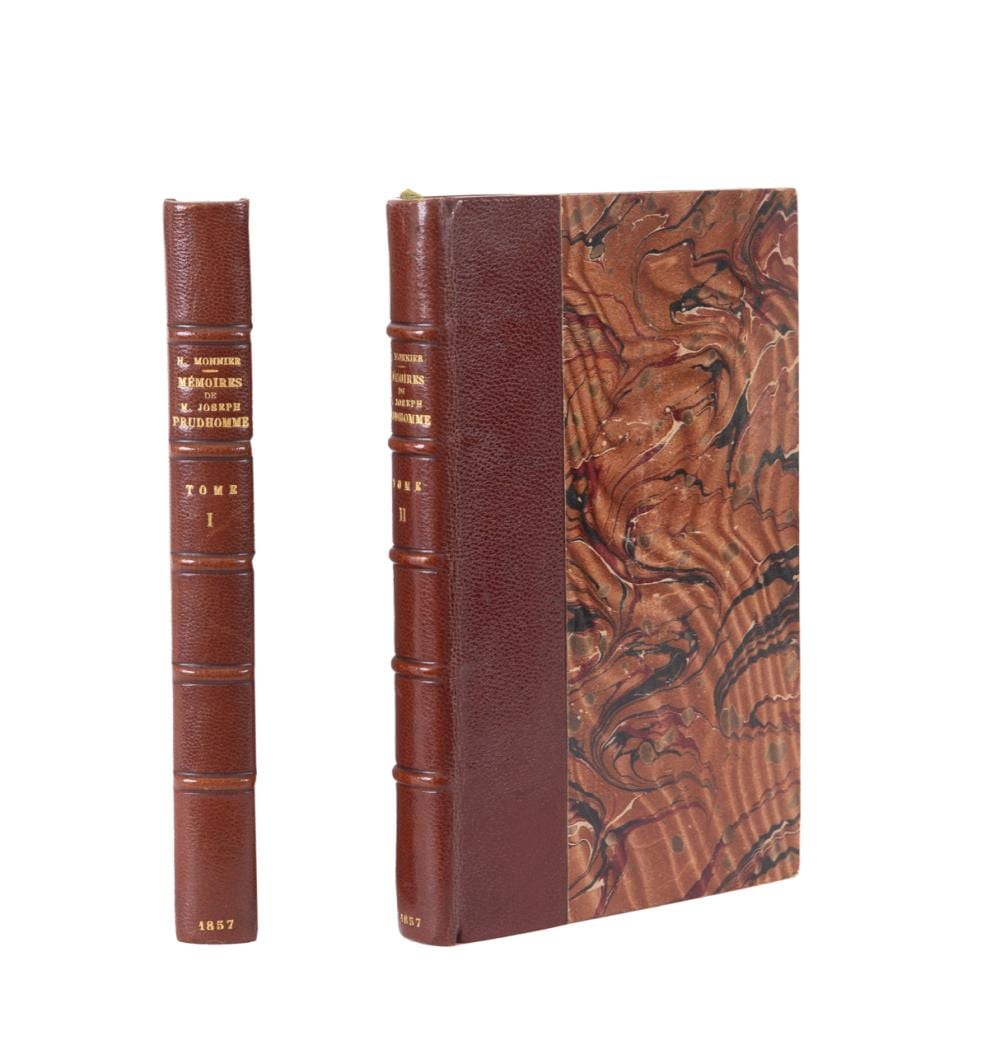 Henry Monnier comparable auction result: henri monnier m moires de monsieur joseph prudhomme