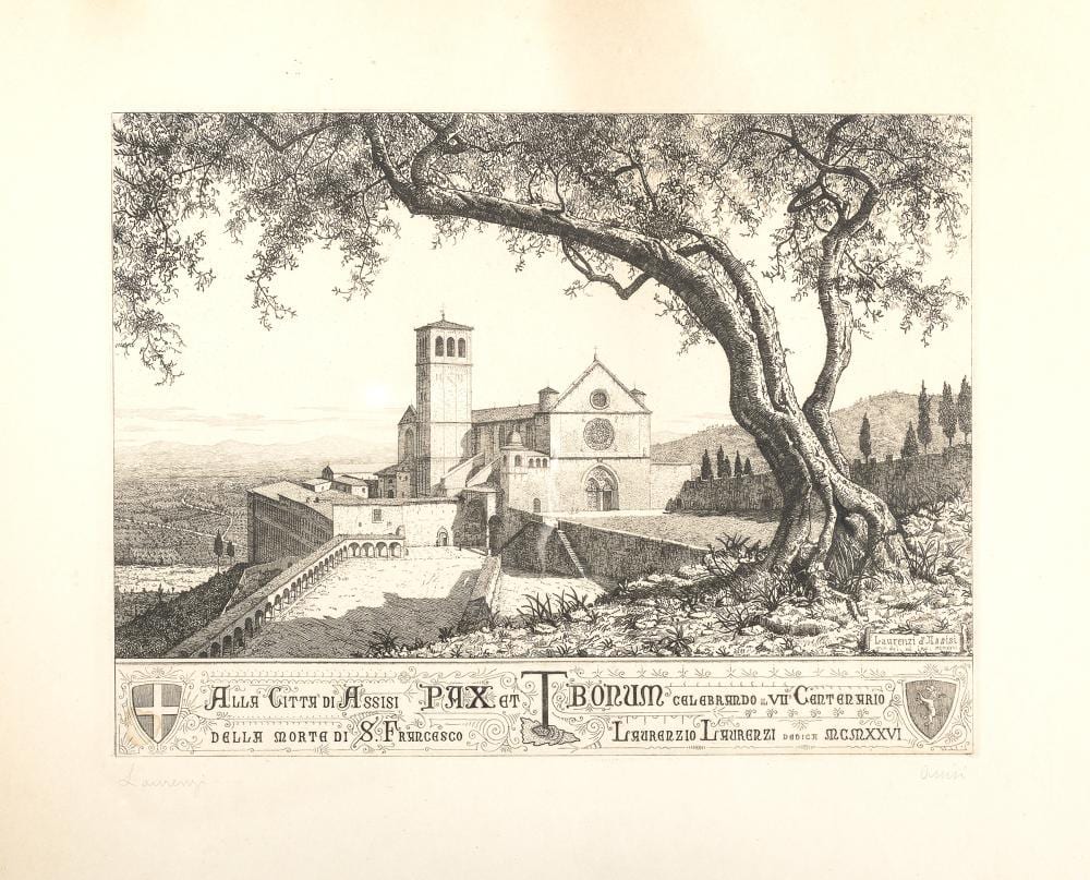 Laurenzio Laurenzi comparable auction result: pair of engravings by laurenzio laurenzi