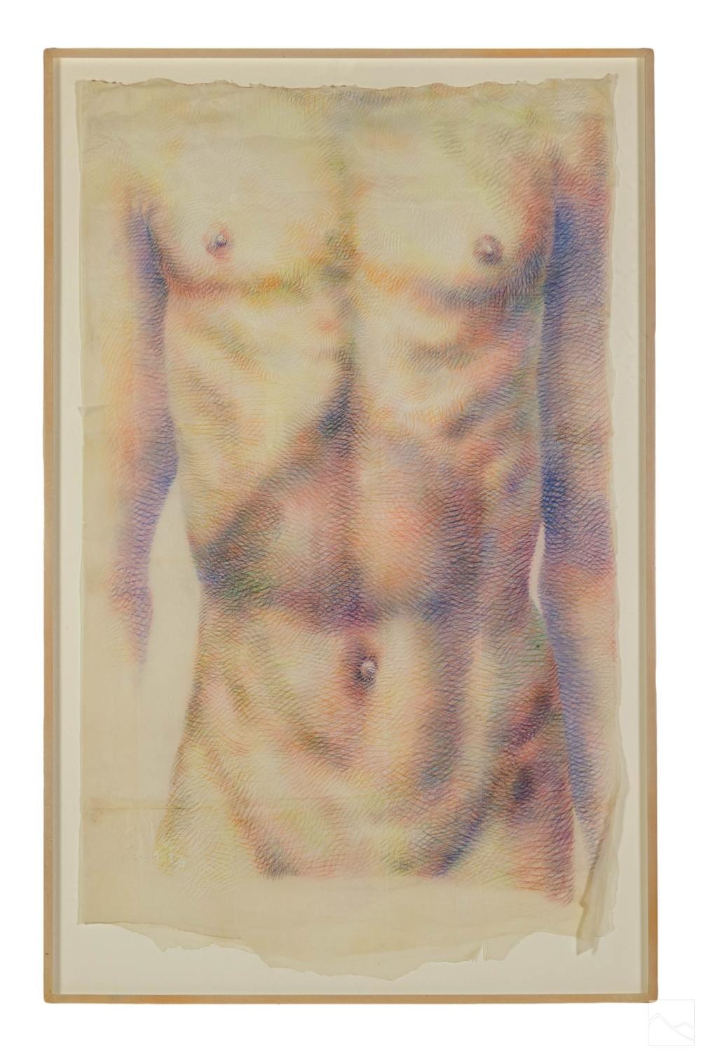 Ricardo Cinalli comparable auction result: ricardo cinalli b 1948 torso figure pastel drawing