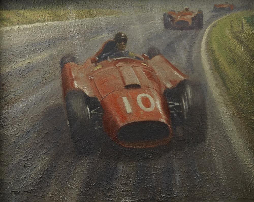 Roy Nockolds comparable auction result: roy nockolds british 1911 1979 fangio ferrari lancia d50 1956