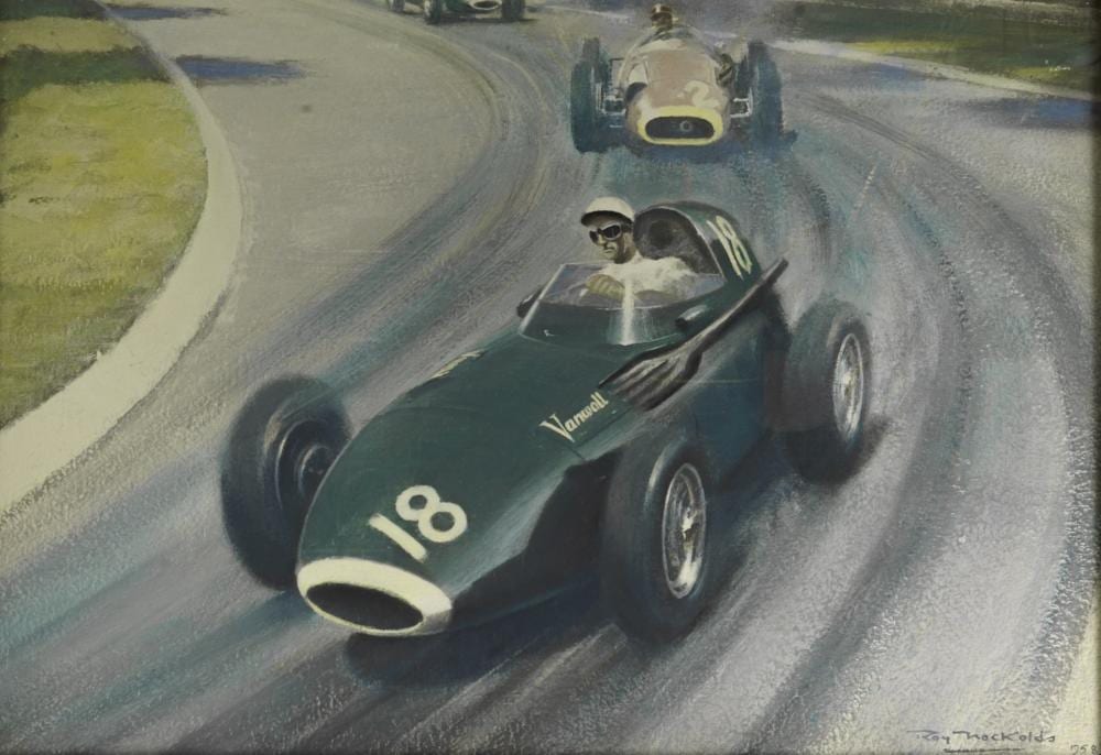 Roy Nockolds comparable auction result: roy nockolds british 1911 1980 vanwall victory in italy 1957