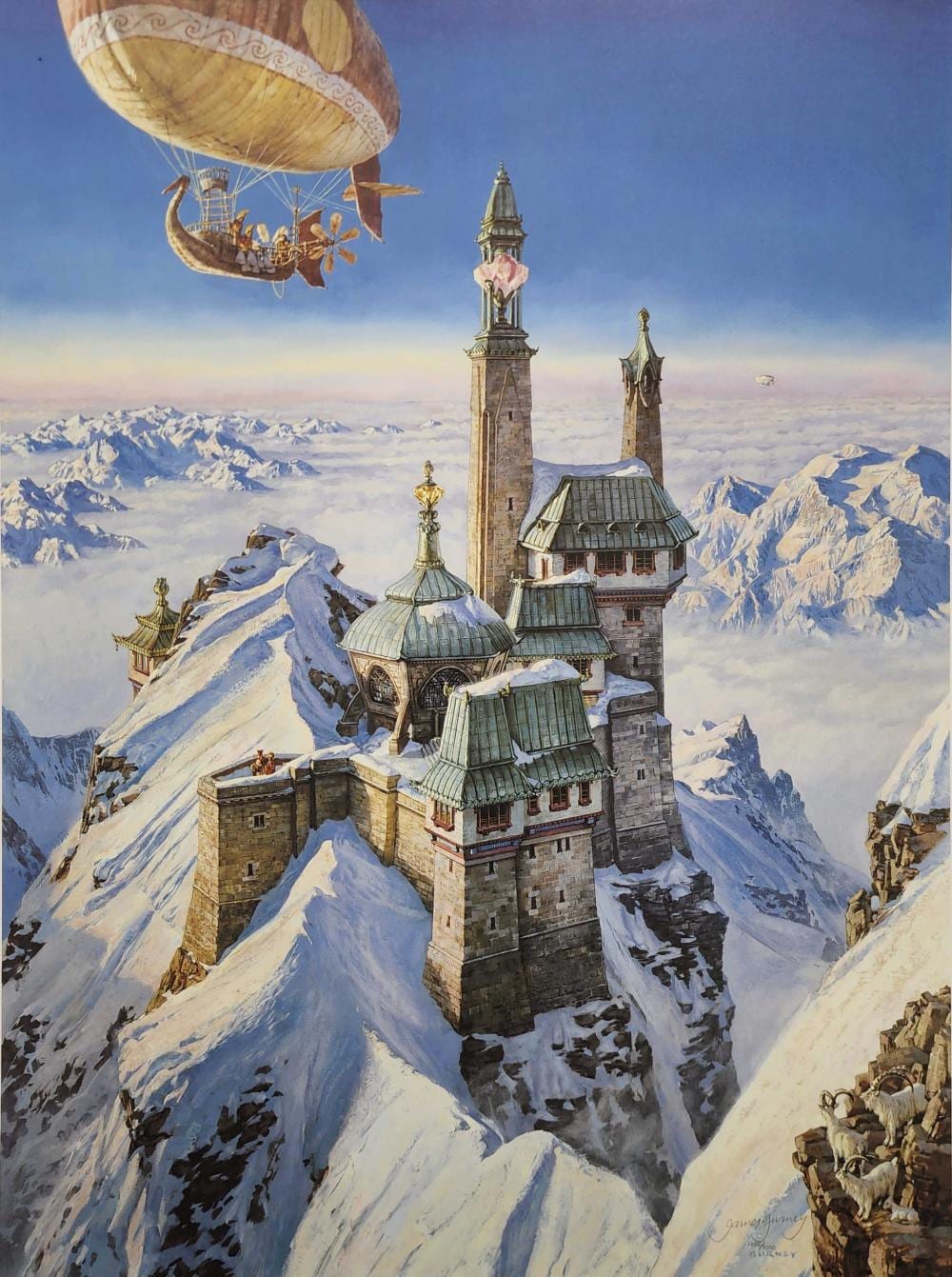 James Gurney comparable auction result: james gurney signed limited edition print