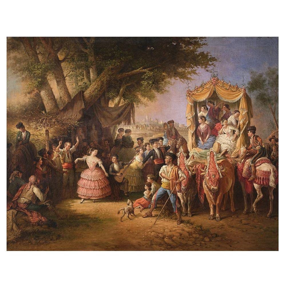 Manuel Rodríguez de Guzman comparable auction result: la feria de santiponce