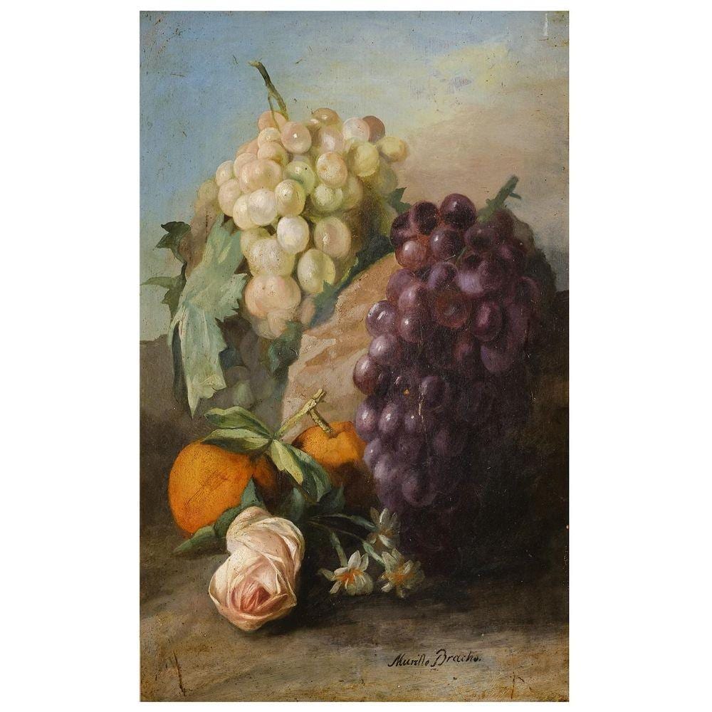 José María Murillo Bracho comparable auction result: bodeg n con flores y frutas