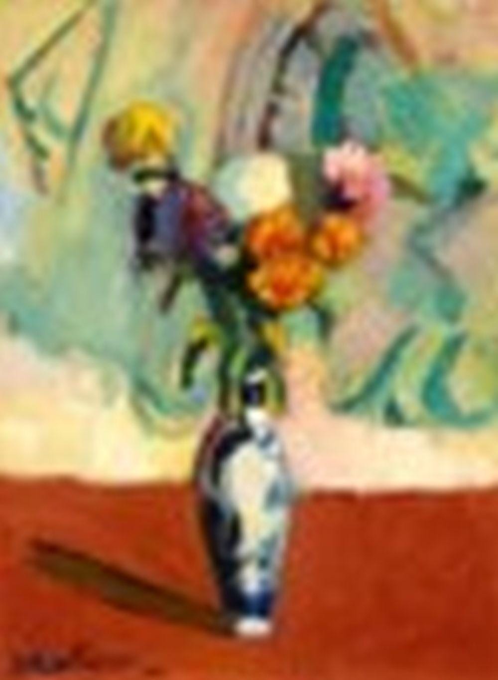 Henri Matisse (1869-1954) Bouquet, vase chinois oil on board laid down on c comparable sale