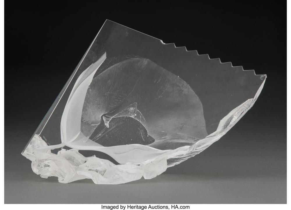 Kreg Kallenberger comparable auction result: kreg kallenberger american b 1950 hydro graphic sculpture 36488 1988 cle