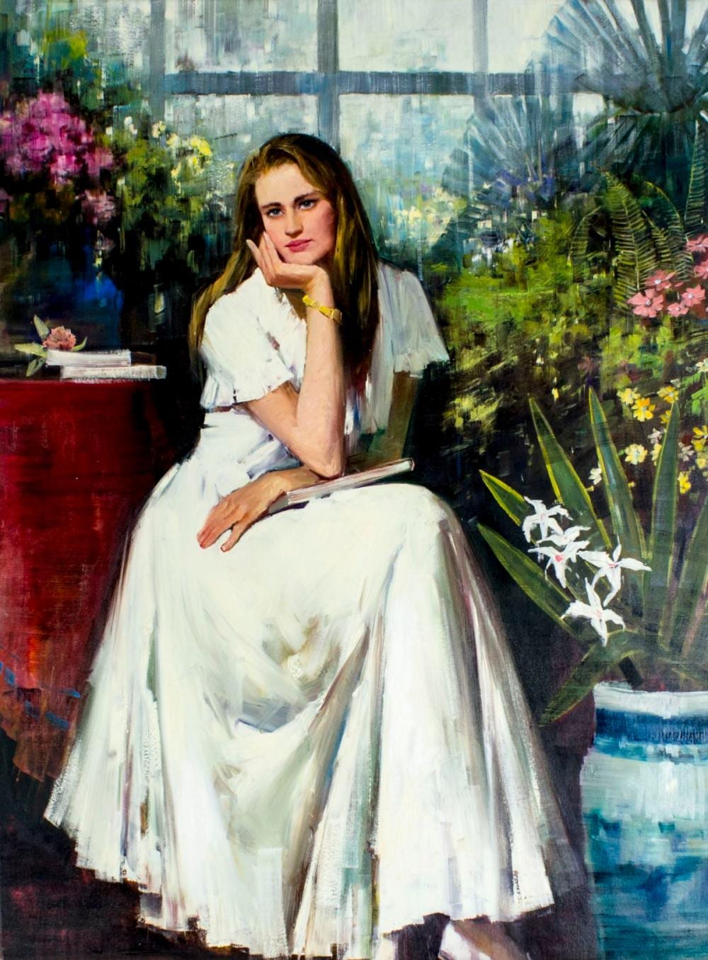 Law Kwok Keung comparable auction result: law kwok keung ca ny china b 1954 oil painting