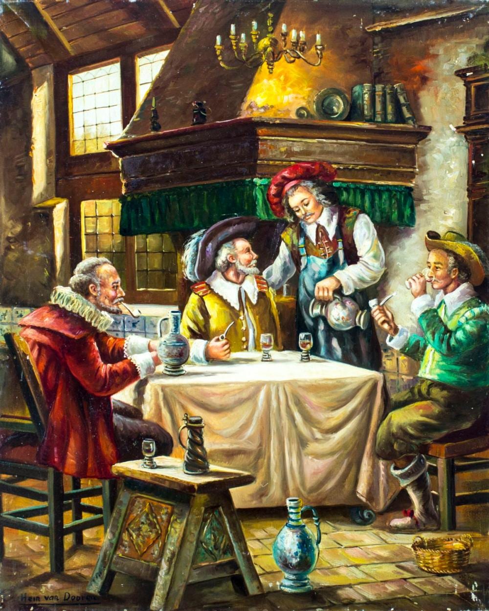 Hein Van Doren comparable auction result: hein van doren dutch german 1930 2003 oil painting