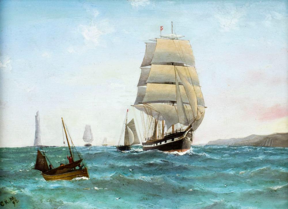 Charles Keith Miller comparable auction result: charles keith miller uk 1836 1907 oil painting antique