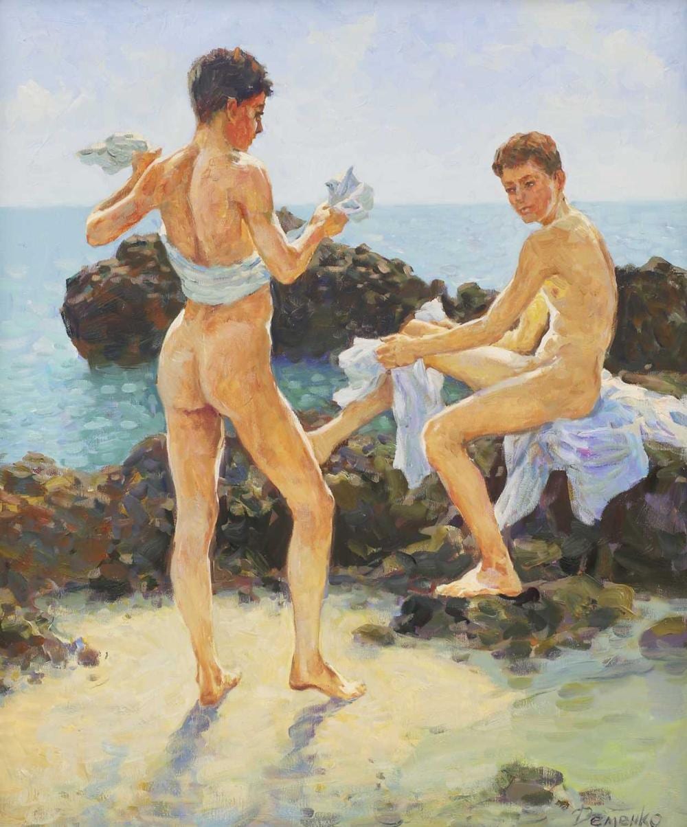 Anatoly Demenko comparable auction result: anatoliy demenko ukrainian contemporary after henry scott tuke