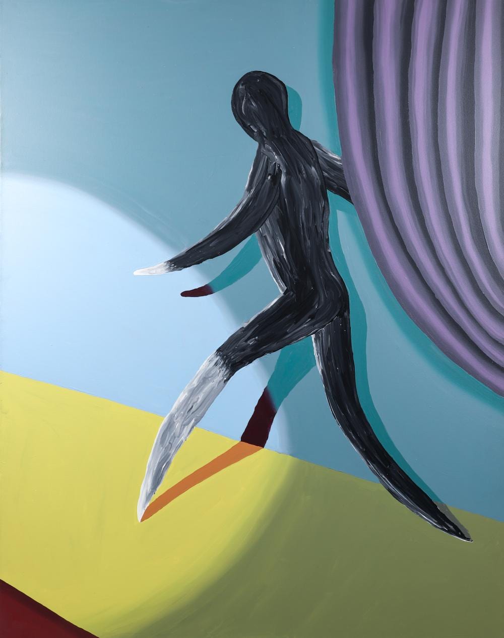 Jedd Garet comparable auction result: jedd garet 1980 painting entrance 1