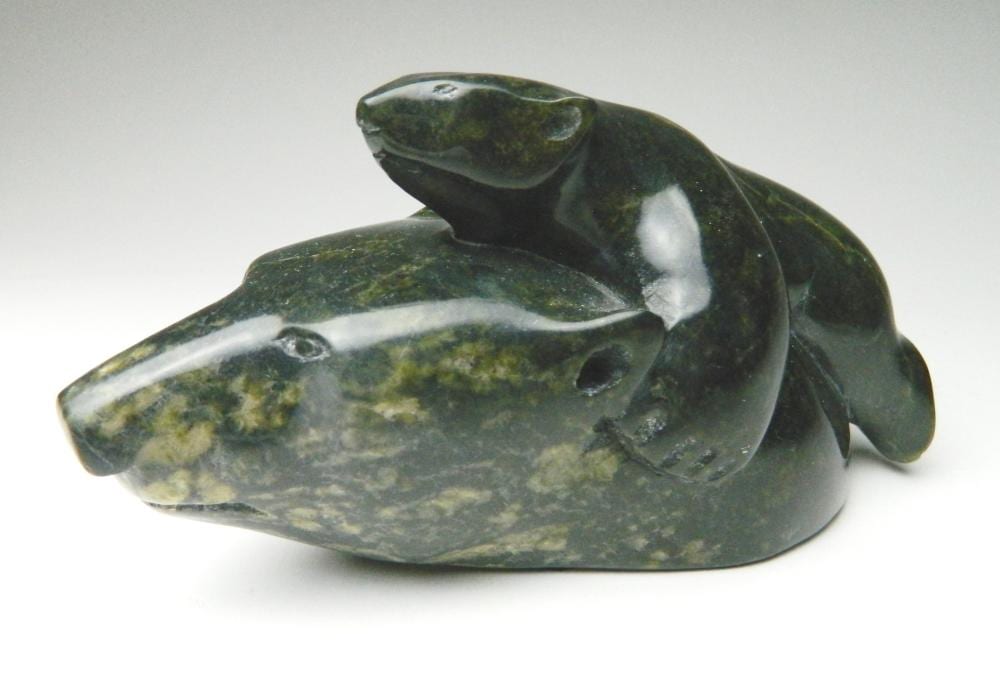 Ohito Ashoona comparable auction result: ohito ashoona stone carving