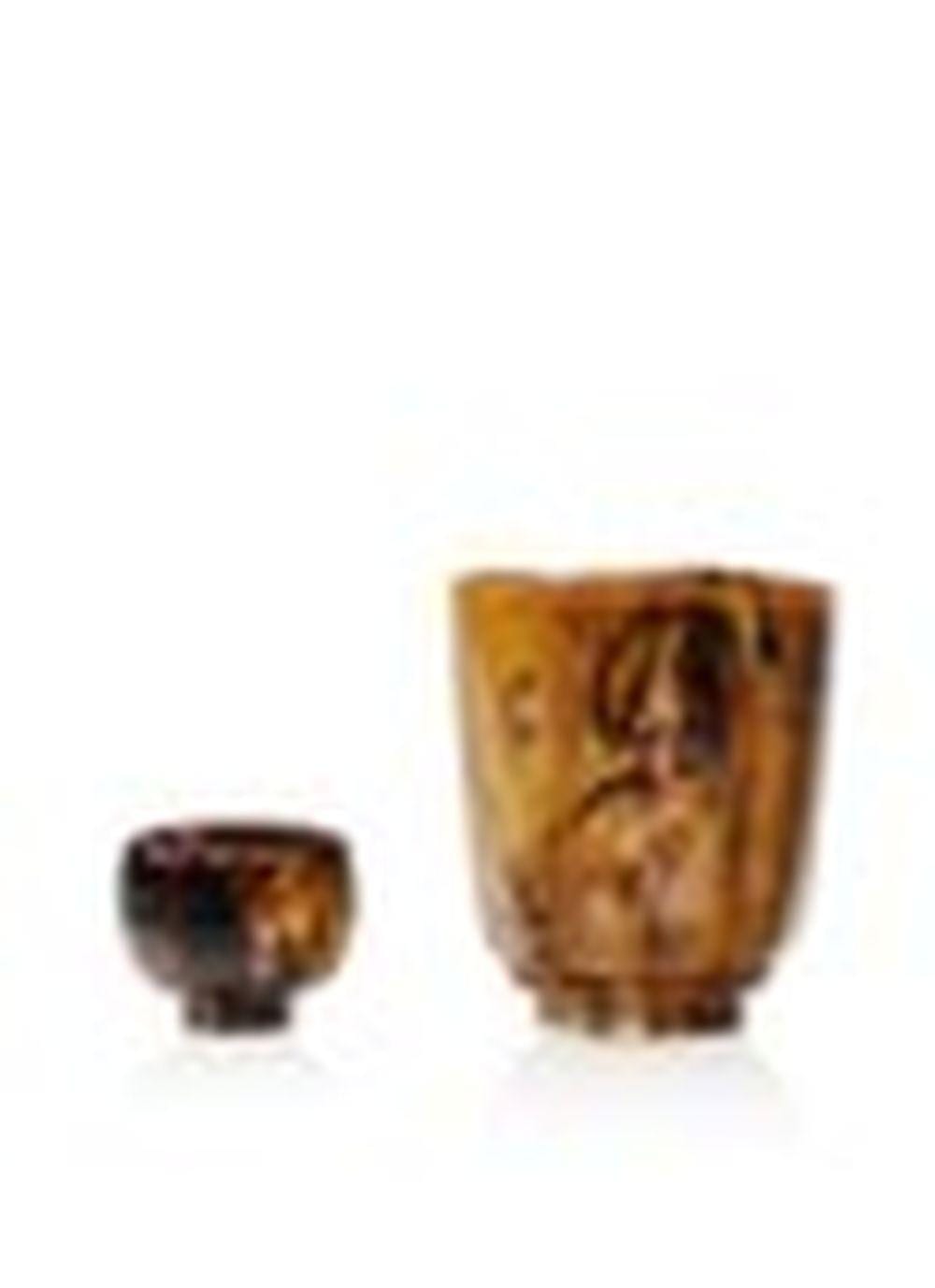 François Emile Décorchemont comparable auction result: fran ois d corchemont 1880 1971 ensemble d un grand gobelet carr et d