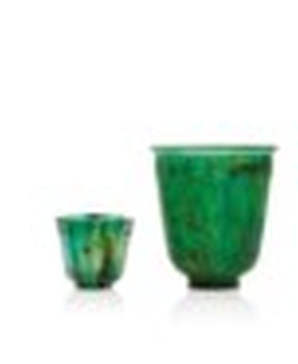 François Emile Décorchemont comparable auction result: fran ois d corchemont 1880 1971 ensemble d un grand bol raisins et ovale