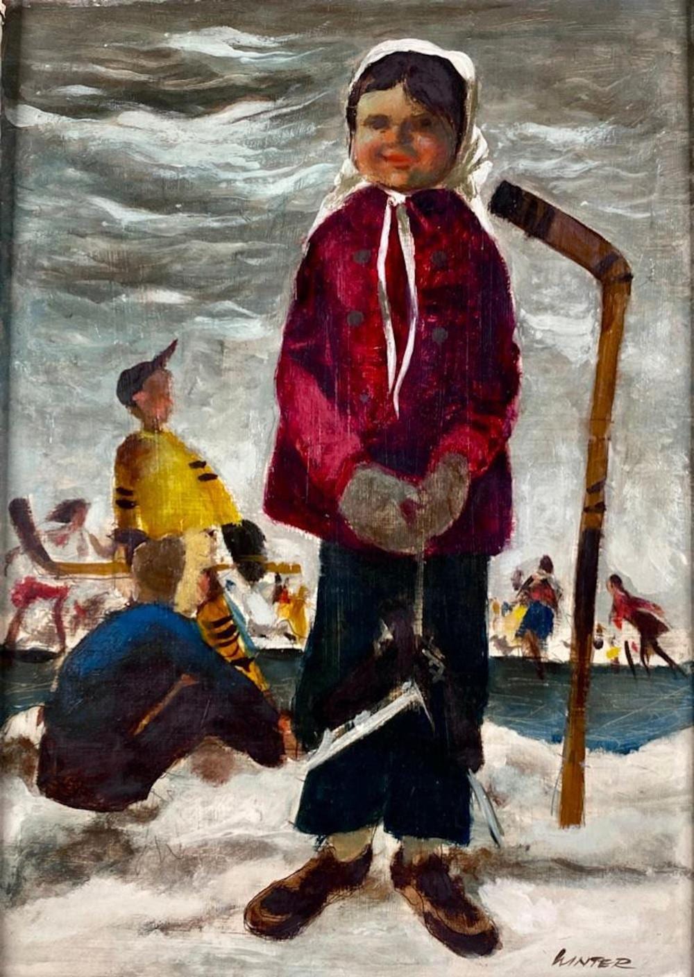 Edward Winter comparable auction result: edward winter oil winter sports