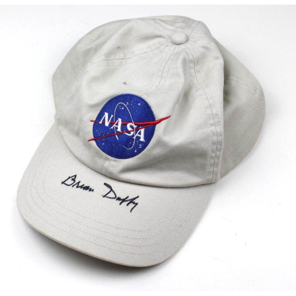 Brian Duffy comparable auction result: brian duffy signed early nasa emblem hat