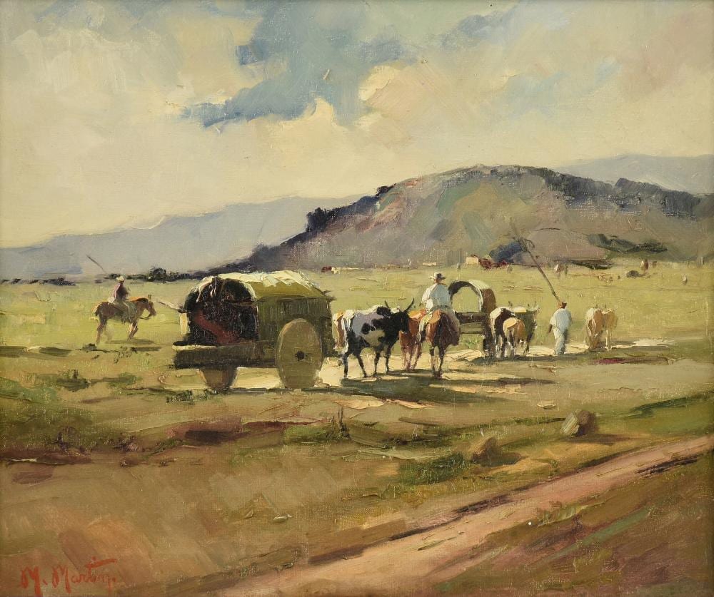 Marcel Martin comparable auction result: marcel martin 20th century a painting dans la prairie circa 1955