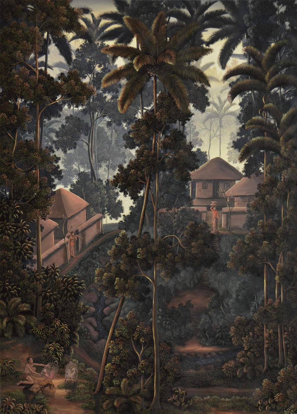 Ni Gusti Agung Galuh, Village Scene in Bali comparable sale