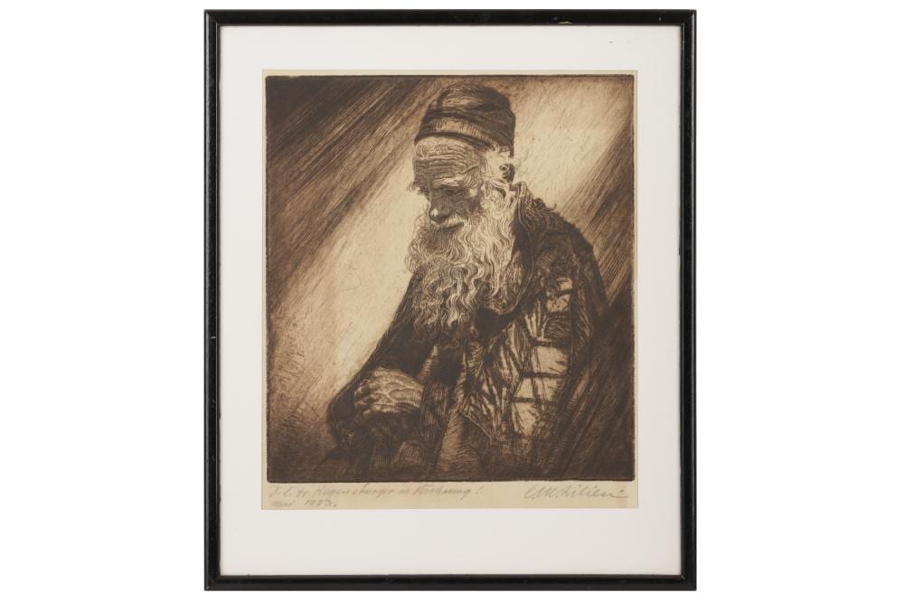 Ephraim Moshe Lilien comparable auction result: ephraim moshe lilien 1874 1925