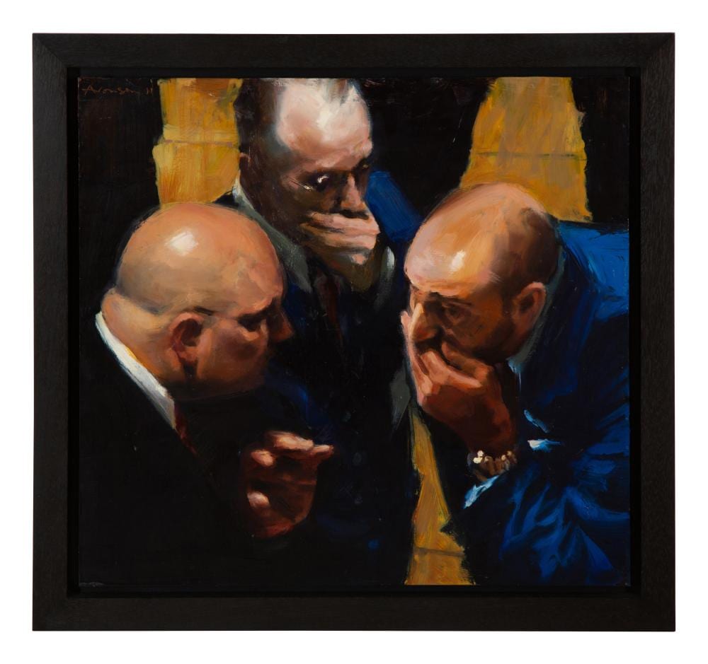 Ben Aronson comparable auction result: ben aronson american b 1958 three wise men 2011