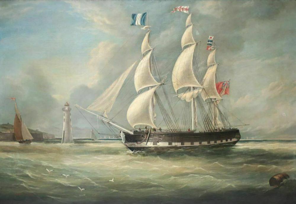 Auction comp thumbnail for Joseph Heard (1799 - 1859) Oil Painting Seascape Sailing ship In the Sandbach (Global Auctions Company, Lot 185)
