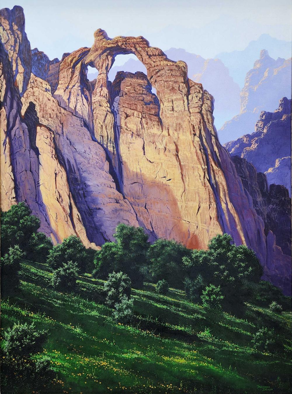 Frederick Denys comparable auction result: frederick denys b 1946 oil on canvas