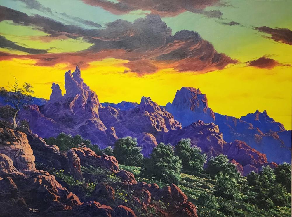 Frederick Denys comparable auction result: frederick denys b 1946 oil on canvas