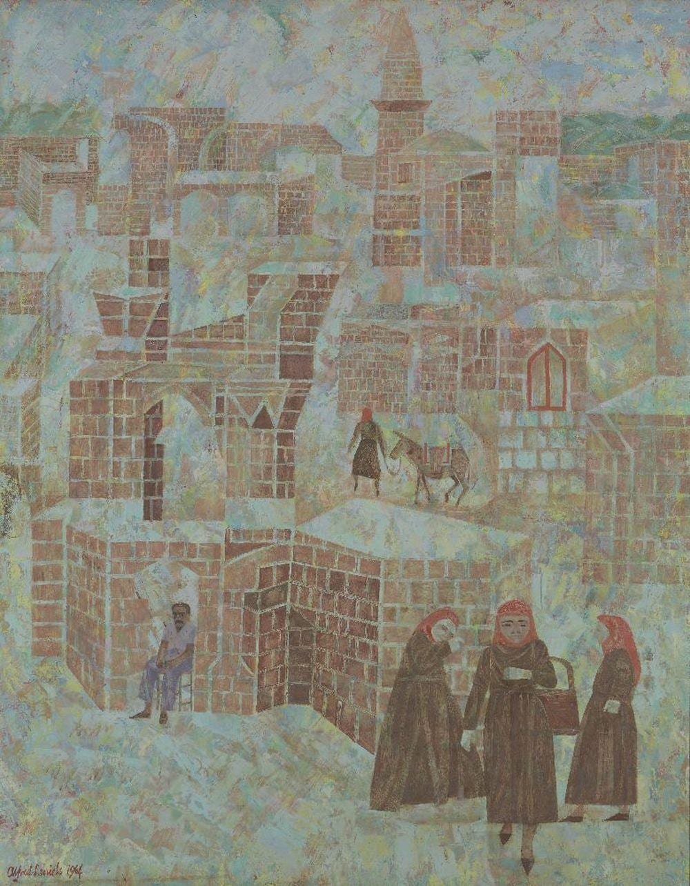 Alfred Daniels comparable auction result: alfred daniels british 1924 2015 the flying gate rhodes 1964