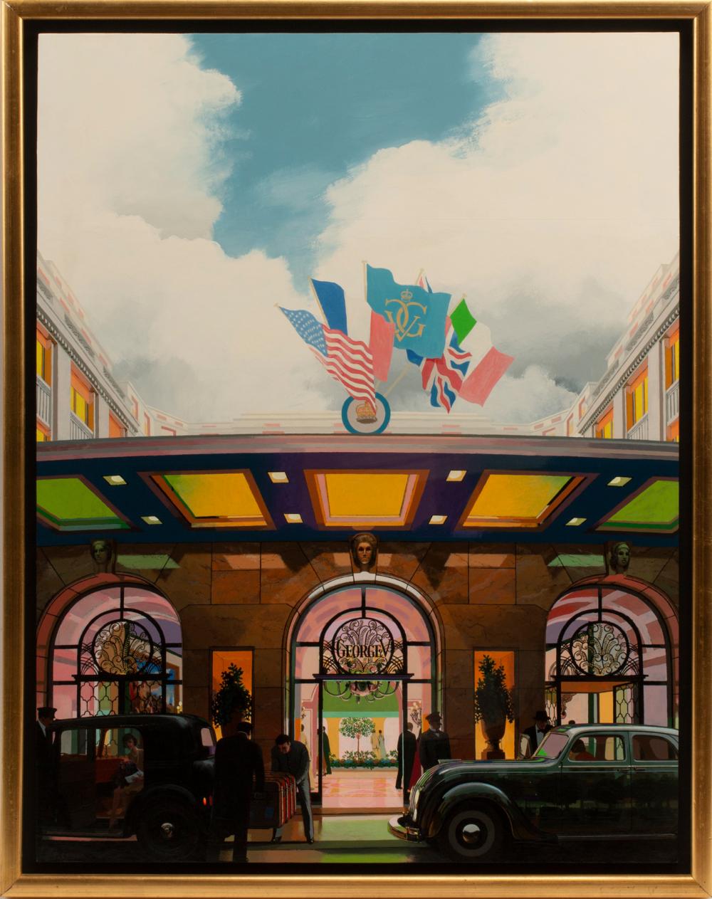 Philip Le Bas comparable auction result: philip le bas british b 1925