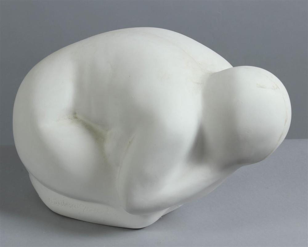 Retha Walden Gambaro comparable auction result: retha walden gambaro native american creek 1917 2013 sculpture repentance i female from the attitudes of prayer series