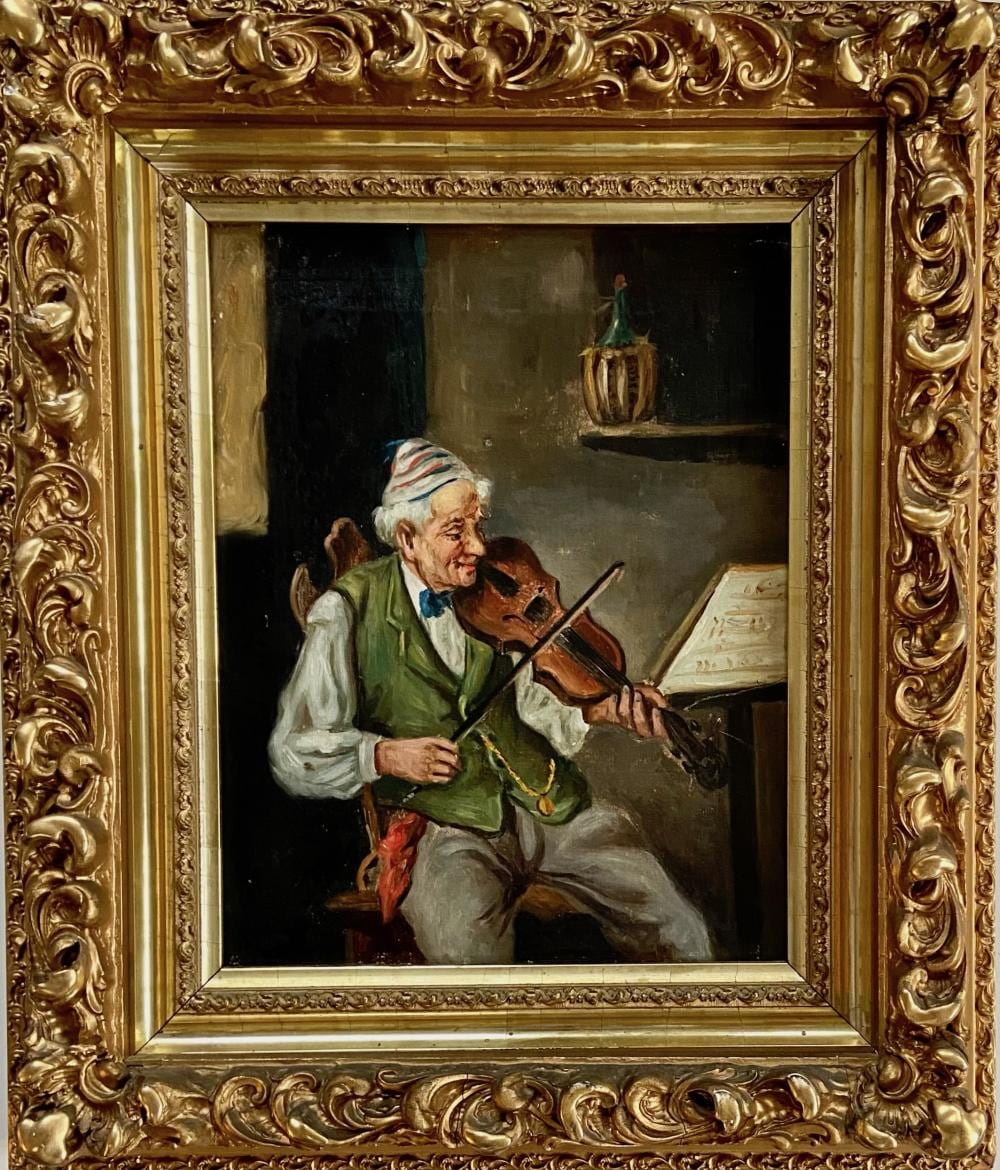 A. Millrose comparable auction result: andrew millrose british 19th century the violinist