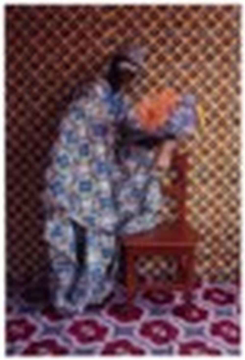 Leonce Raphael Agbodjelou comparable auction result: leonce raphael agbodjelou b 1965 untitled from dahomey to benin series