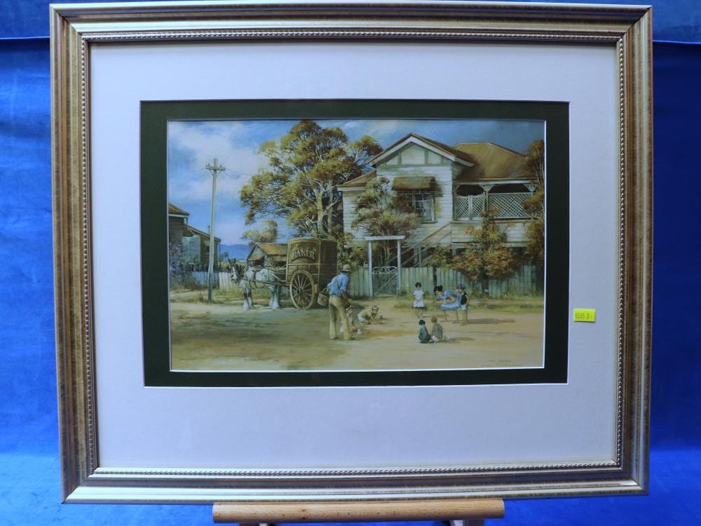 DARCY DOYLE'S PRINT 'FOR KEEPS' sold by Albion Antique Auction Centre, lot 120 — auction record photograph