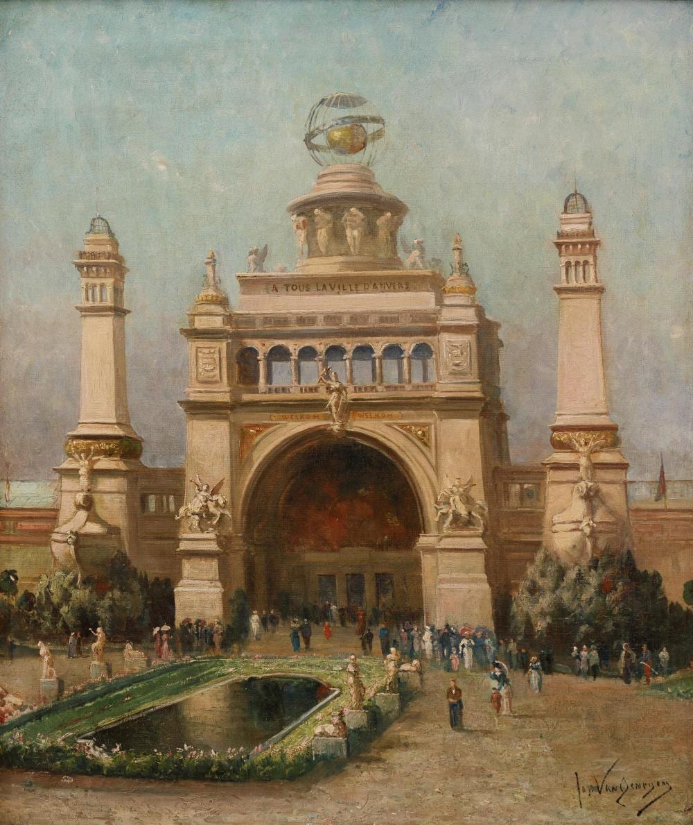 Joseph Van  Genegen comparable auction result: jos van genegen 1857 1936